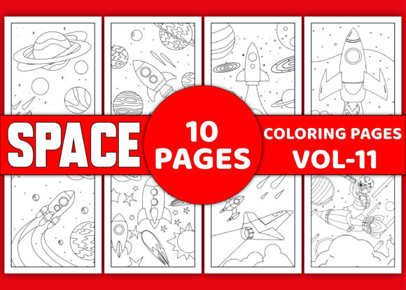 Download Space Coloring Pages Vol-11 - Space Collection