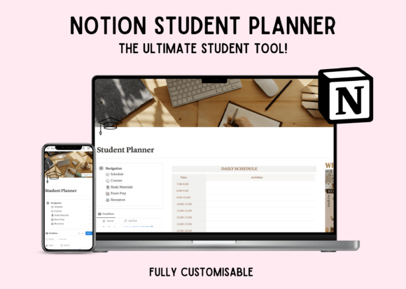 Download Notion Student Planner Dashboard - Student Collection