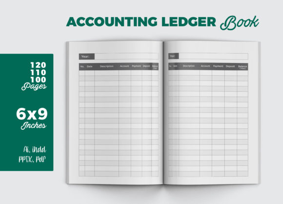 Download Accounting Ledger Book | KDP Interior - Accounting Collection