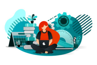 Download Illustration of Student Learning - Student Collection