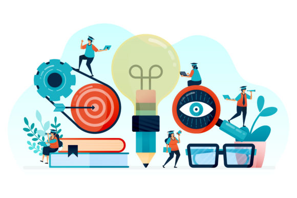Download Illustration of Student Learning Idea - Student Collection