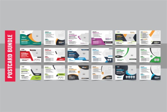 Download Cleaning Service Postcard Template - Clean Collection