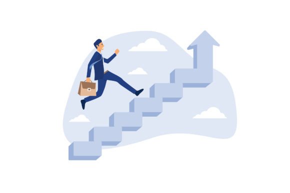 Download Improvement or Career Growth, Stairway - Career Collection